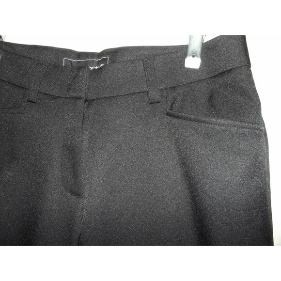 oobe Pants Womens 2 x 33" Black Polyester Flat Front straight leg Uniform Work - Picture 3 of 9